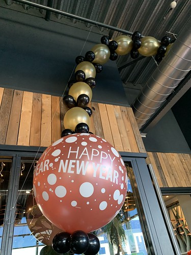 Ballonslinger Happy New Year Oud en Nieuw Watertuin Spijkenisse