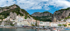 Panorama of the town of Amalfi