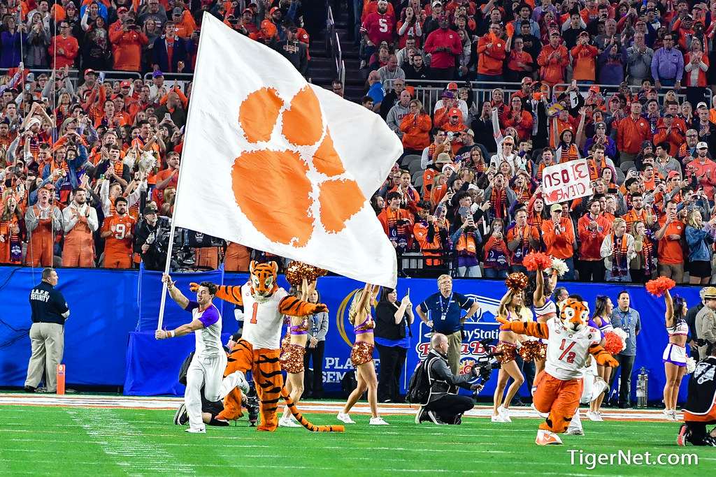 Clemson Football Photo of The Tiger and ohiostate