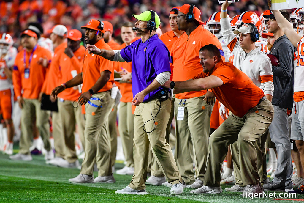Clemson Football Photo of Brent Venables and ohiostate