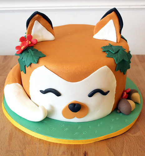 Red Panda cake