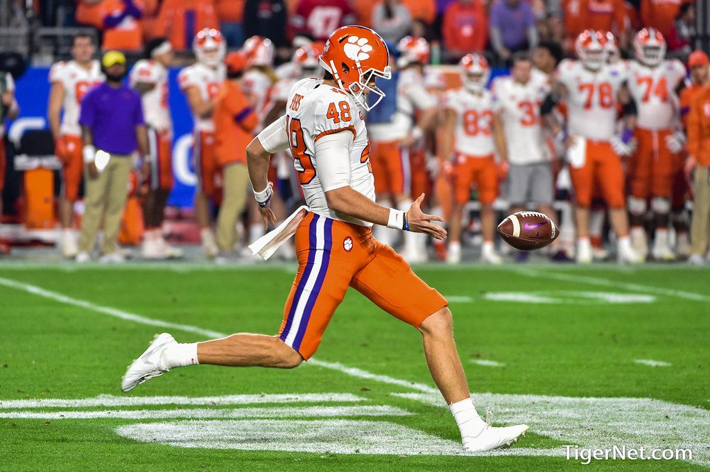 Clemson Football Photo of Will Spiers and ohiostate