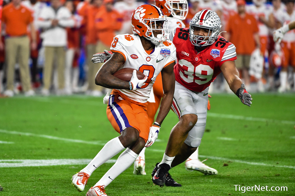 Clemson Football Photo of Justyn Ross and ohiostate