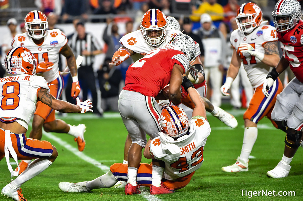 Clemson Football Photo of Chad Smith and ohiostate