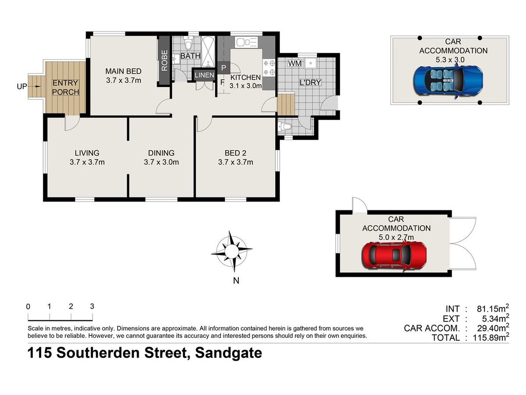 115 Southerden Street, Sandgate QLD 4017 floorplan