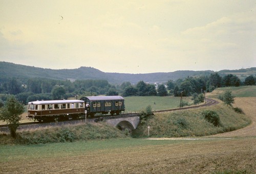 VT 135 060, bei Krumme Fohre, 09.08.1986, Nt 19605