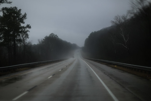 misty mountain road