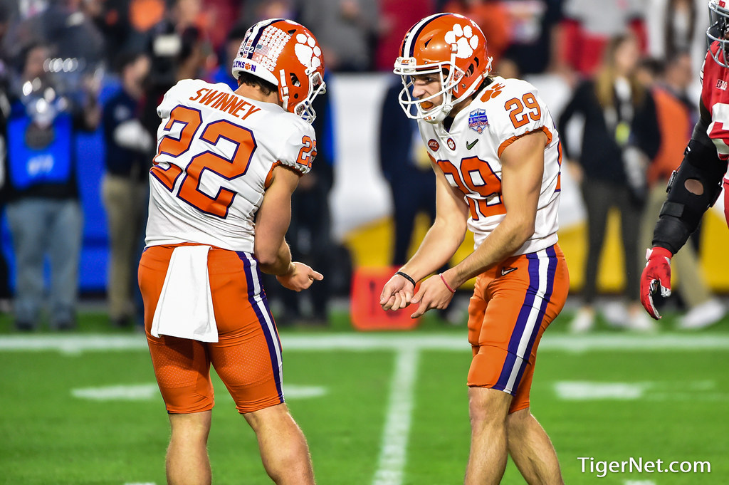 Clemson Football Photo of BT Potter and Will Swinney and ohiostate