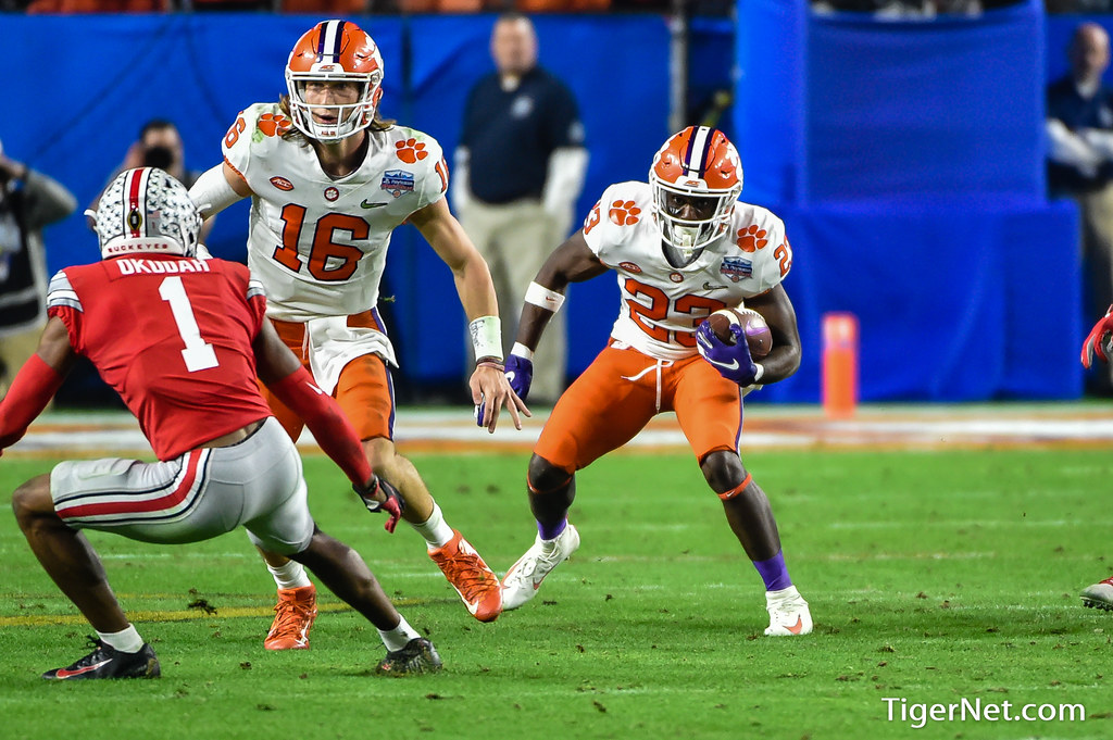 Clemson Football Photo of Lyn-J Dixon and ohiostate