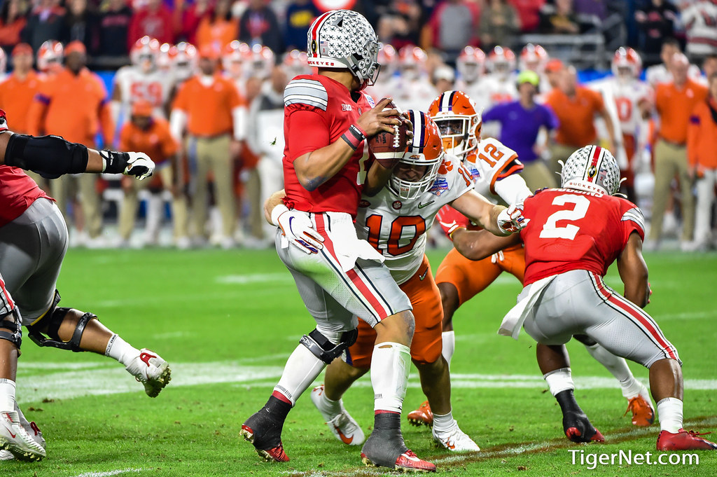 Clemson Football Photo of Baylon Spector and ohiostate
