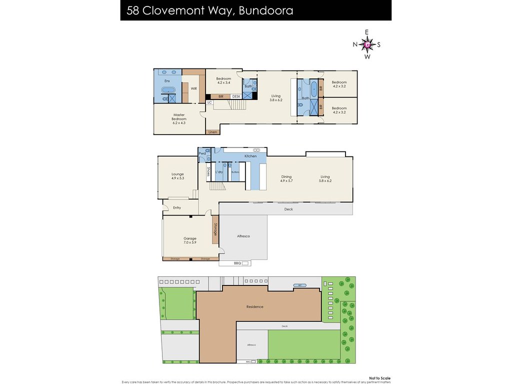 58 Clovemont Way, Bundoora VIC 3083 floorplan