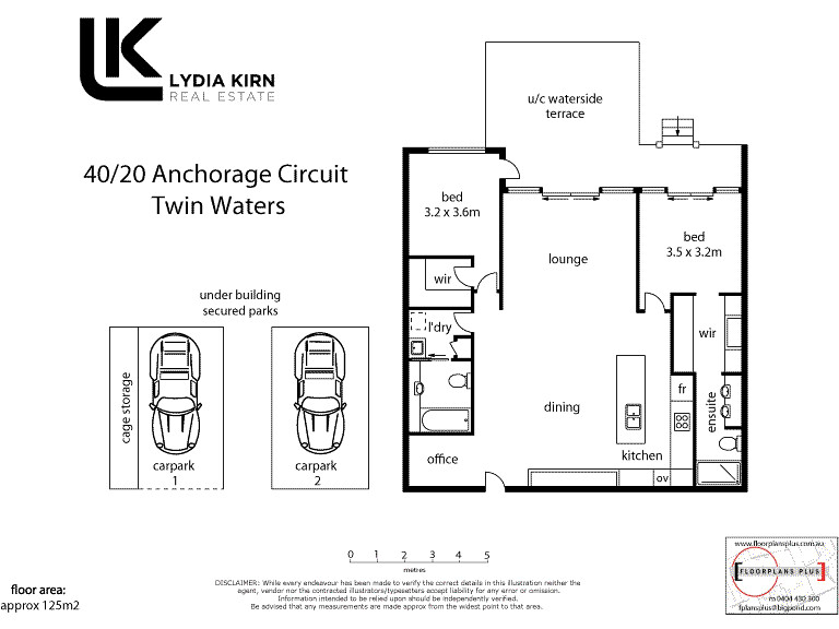 Unit 40/20 Anchorage Cct, Twin Waters QLD 4564 floorplan