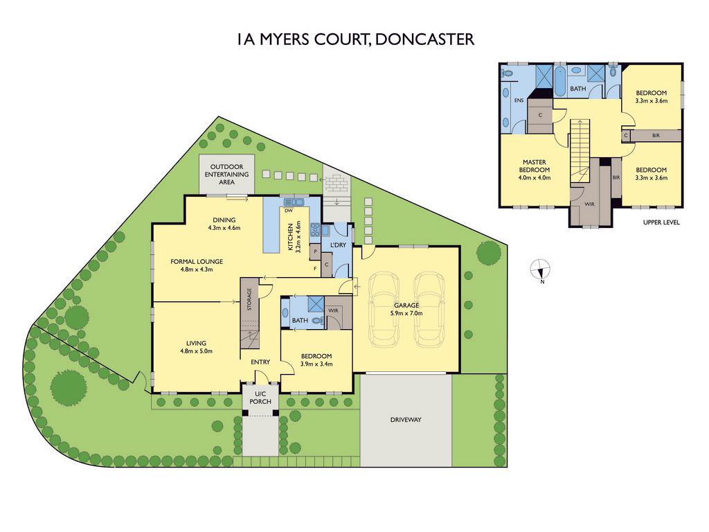 1A Myers Court, Doncaster VIC 3108 floorplan