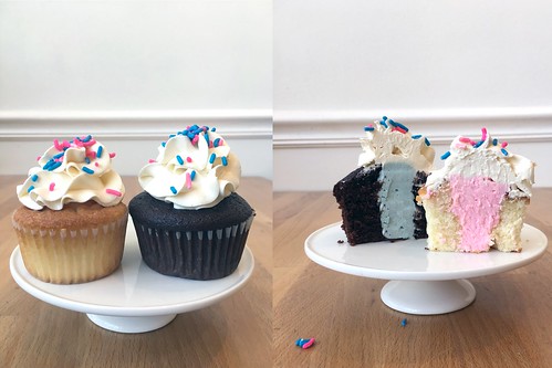 Gender Reveal cupcakes