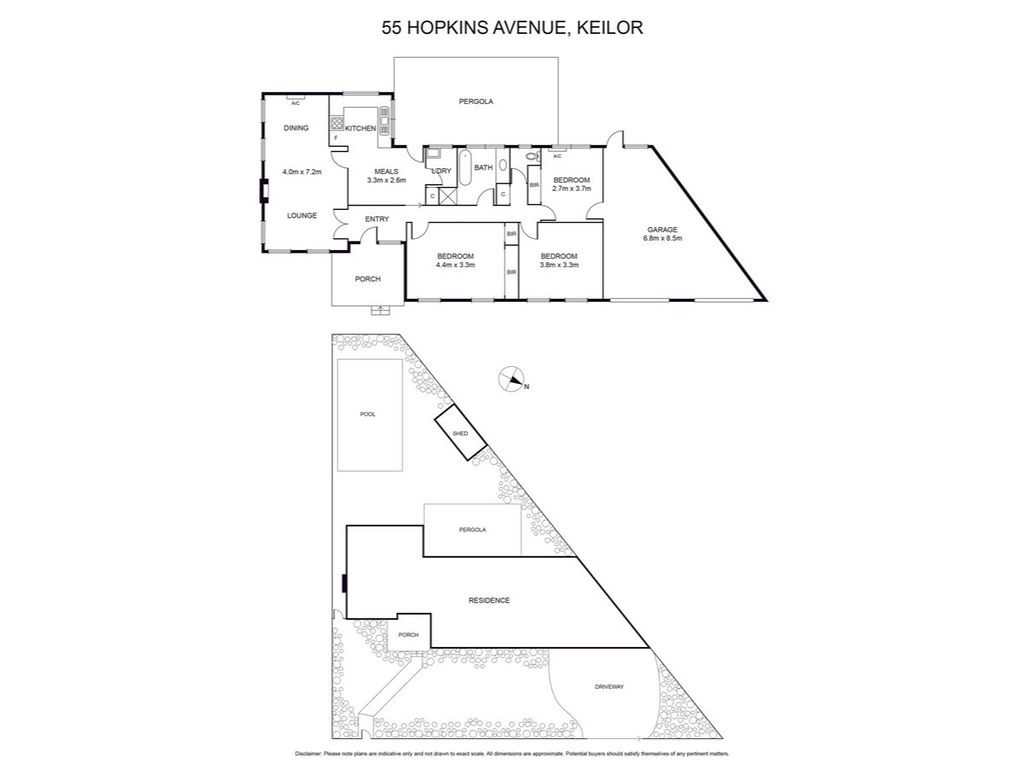 55 Hopkins Avenue, Keilor VIC 3036 floorplan