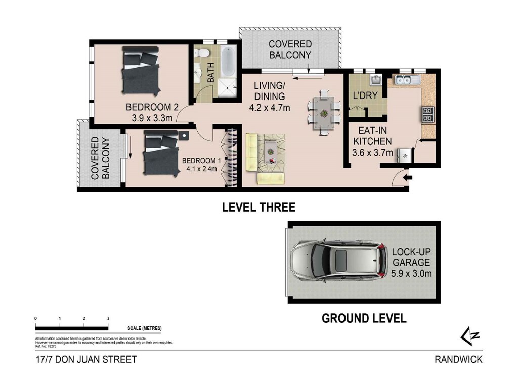 17/7 Don Juan Avenue, Randwick NSW 2031 floorplan
