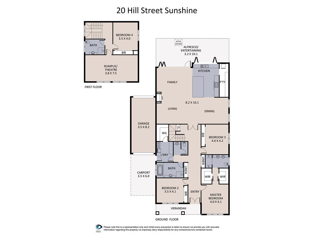 20 Hill Street, Sunshine VIC 3020 floorplan