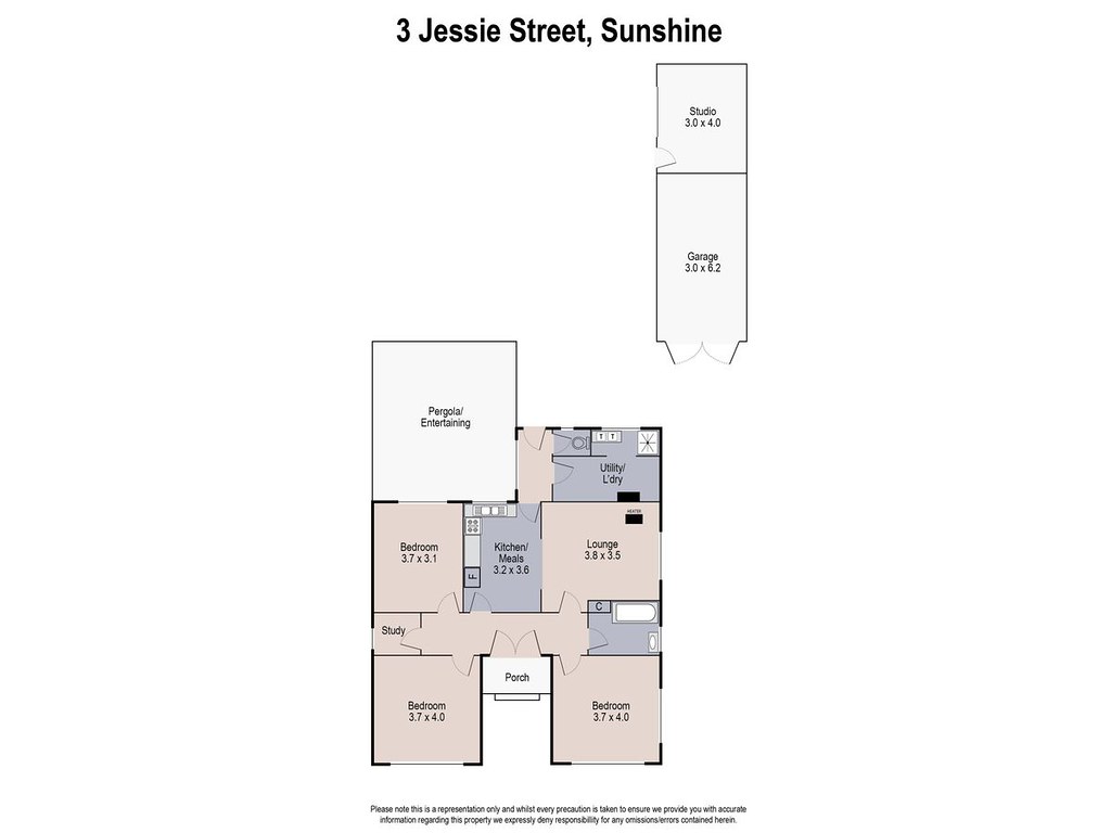 3 Jessie Street, Sunshine VIC 3020 floorplan