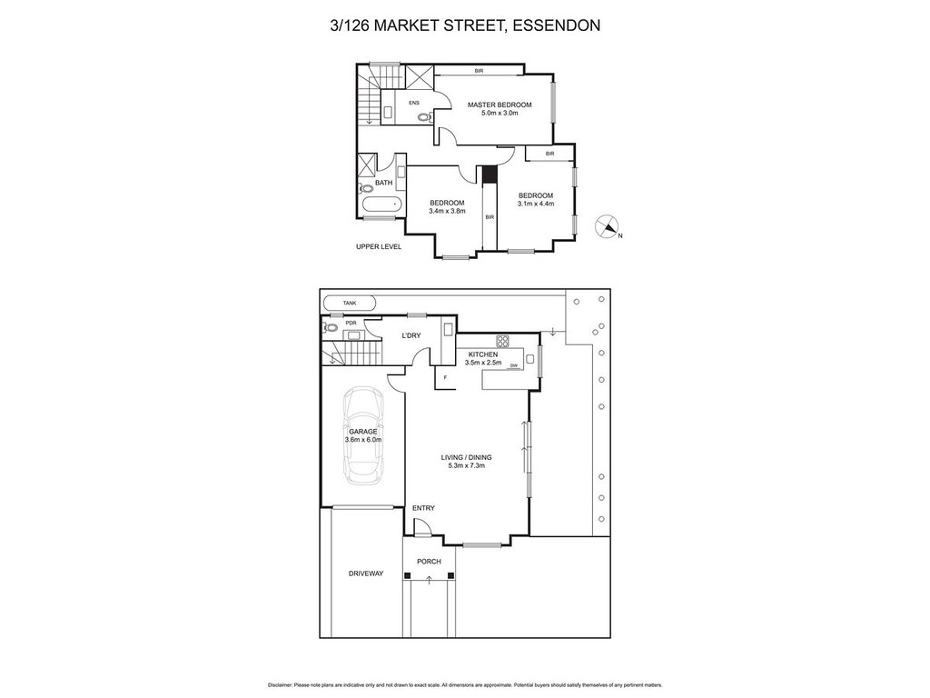 3/126 Market Street, Essendon VIC 3040 floorplan