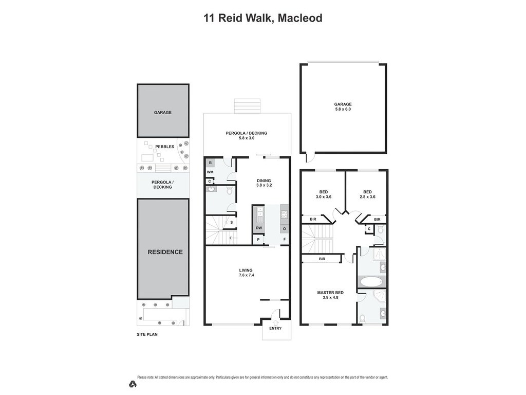 11 Reid Walk, Macleod VIC 3085 floorplan