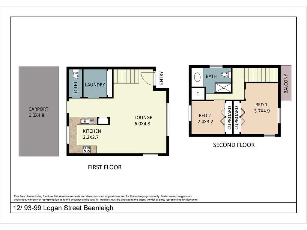 Unit 12/93 Logan Street, Beenleigh QLD 4207 floorplan