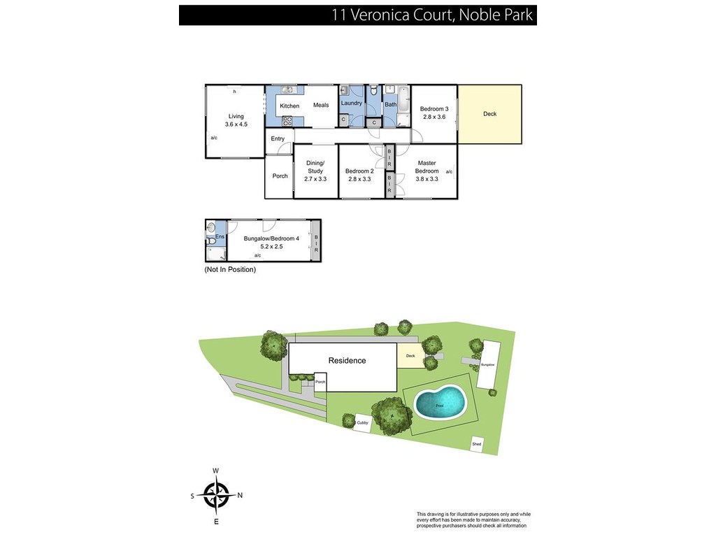 11 Veronica Court, Noble Park VIC 3174 floorplan