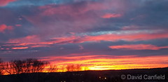 January 9, 2020 - A gorgeous sunrise kicks the day off. (David Canfield)