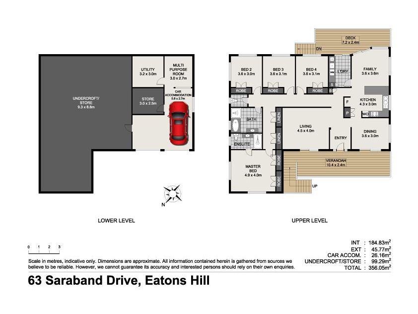 63 Saraband Drive, Eatons Hill QLD 4037 floorplan