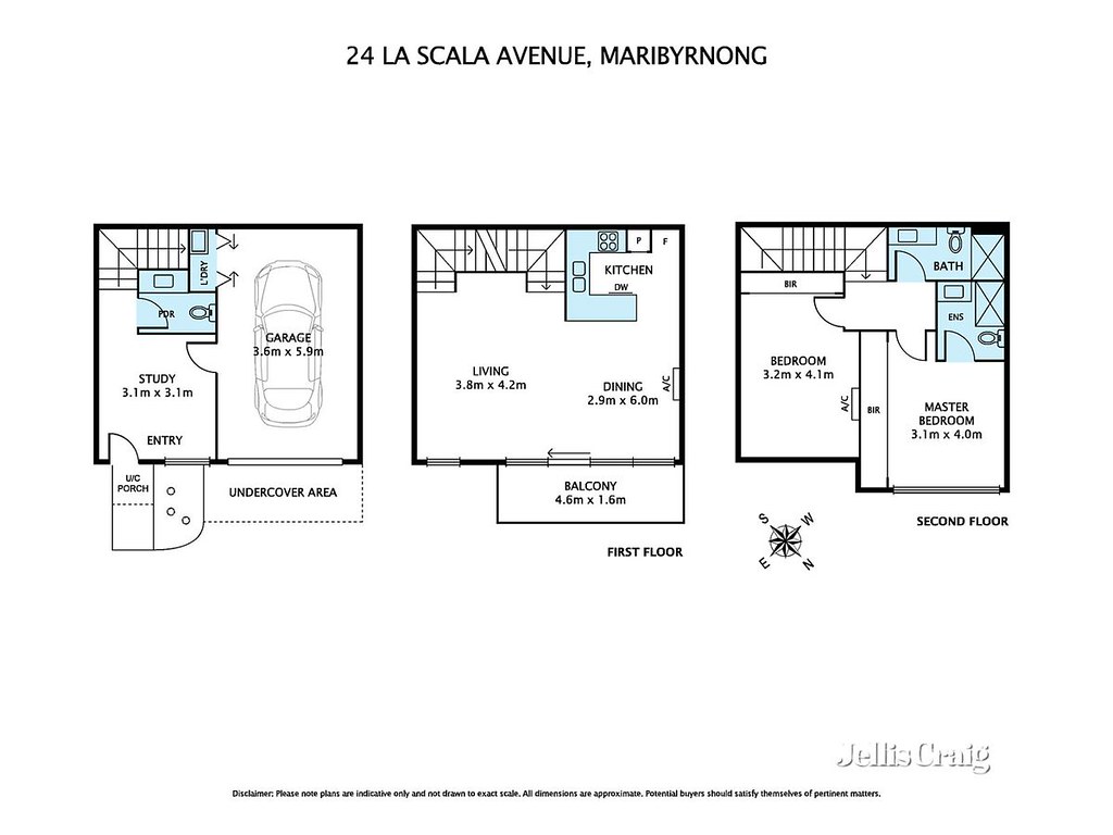 24 La Scala Avenue, Maribyrnong VIC 3032 floorplan