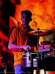 Drummer Boy. Music in Tablao -Gran Teatro, Habana.