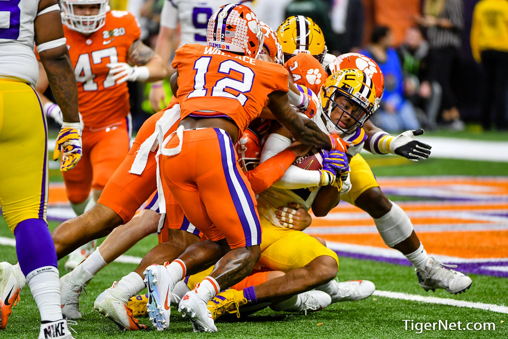 Clemson Football Photo of lsu and kvonwallace