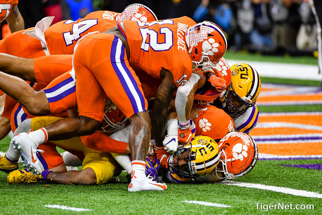Clemson Football Photo of lsu and kvonwallace