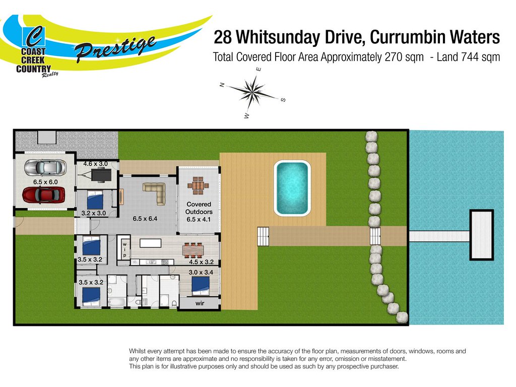28 Whitsunday Drive, Currumbin Waters QLD 4223 floorplan