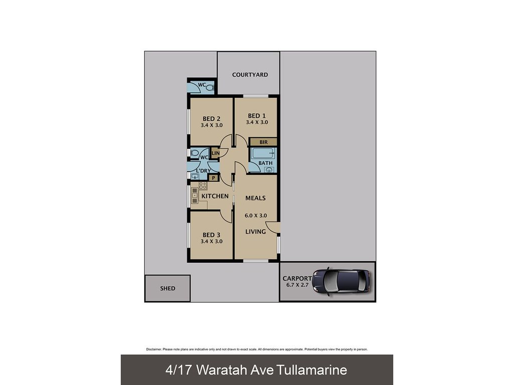 4/17 Waratah Avenue, Tullamarine VIC 3043 floorplan