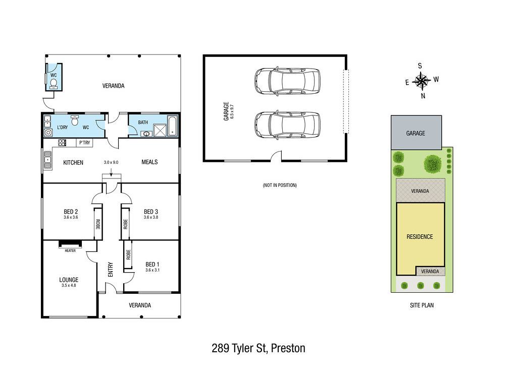 289 Tyler Street, Preston VIC 3072 floorplan