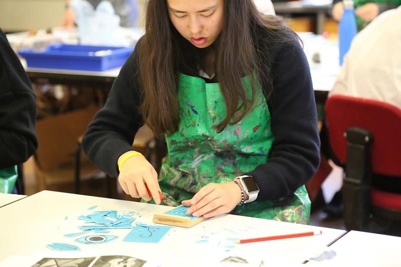 Art - 4th Form Textiles and Printmaking Workshop - 16th January 2020