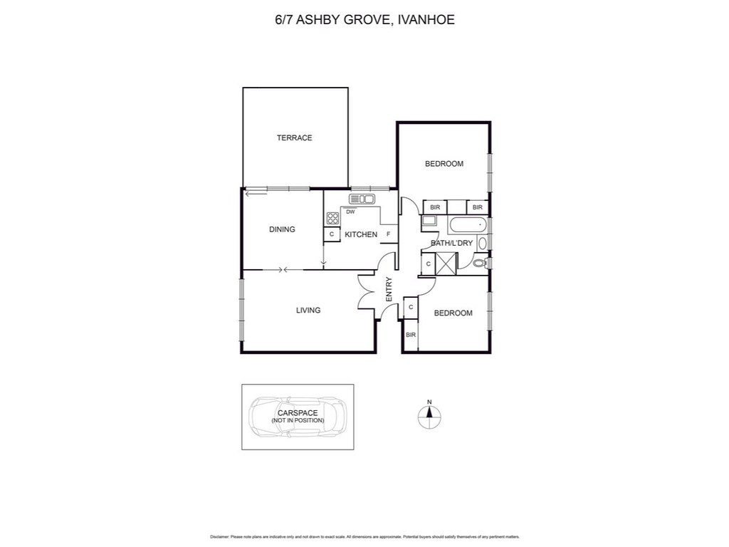 6/7 Ashby Grove, Ivanhoe VIC 3079 floorplan