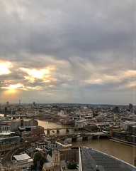 198/365 Dinner high above. #London #sunset