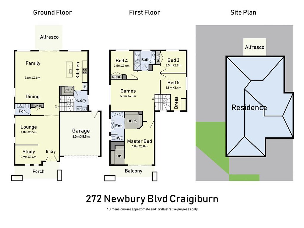 272 Newbury Boulevard, Craigieburn VIC 3064 floorplan