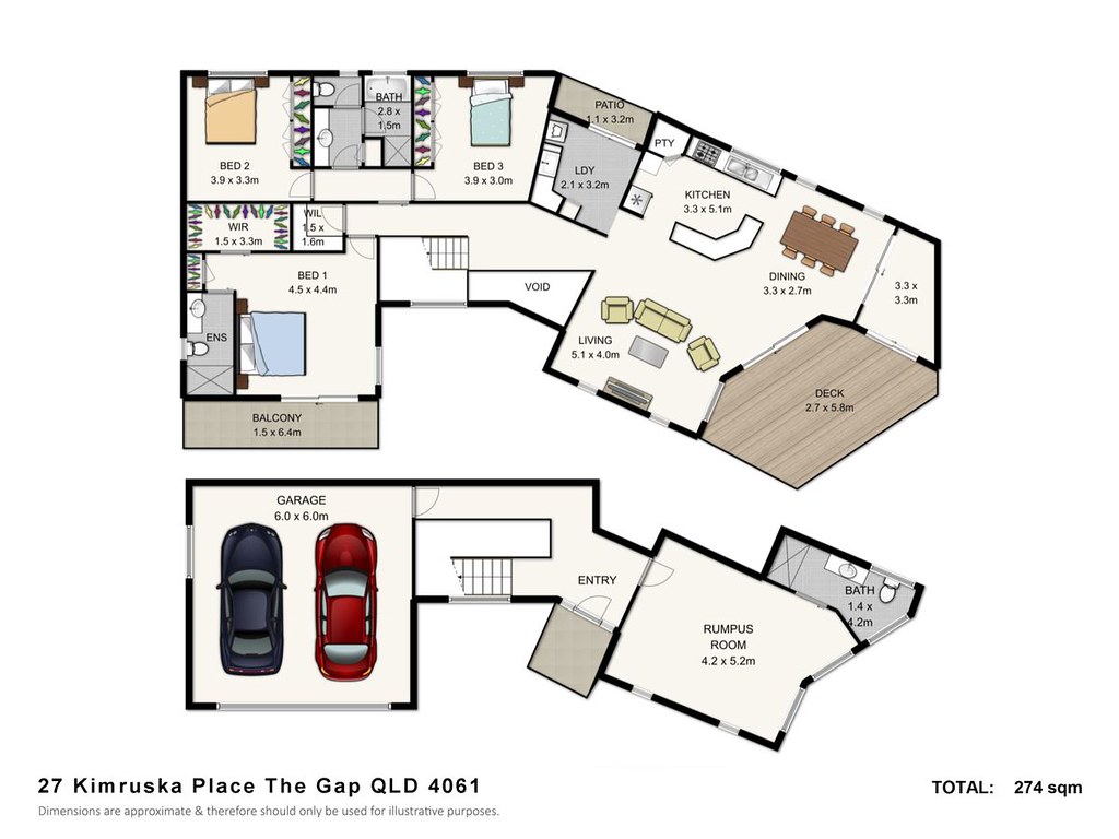27 Kimruska Place, The Gap QLD 4061 floorplan