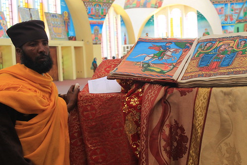 Priest at New Church of St. Mary of Zion, Axum, Ethiopia
