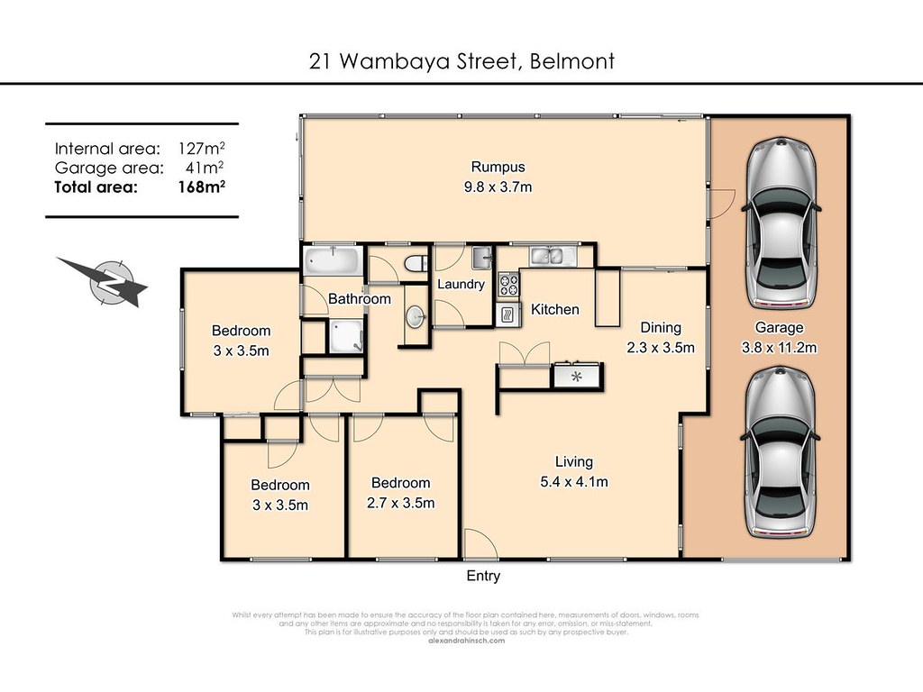 21 Wambaya Street, Belmont QLD 4153 floorplan