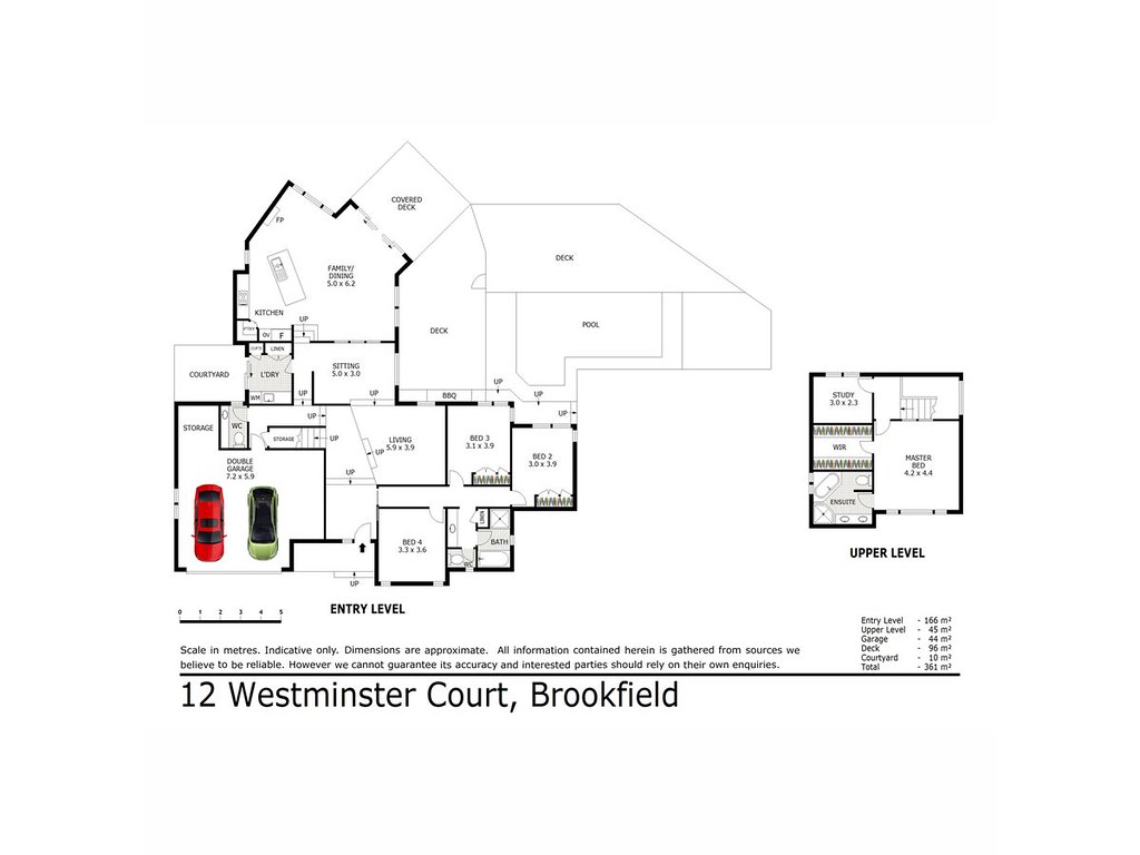 12 Westminster Court, Brookfield QLD 4069 floorplan