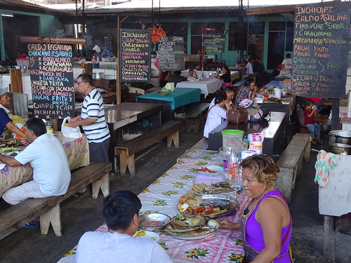Mercado central de Iquitos - food section