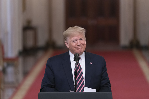 President Trump Delivers Remarks by The White House, on Flickr