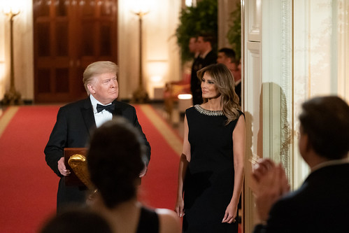 President Trump and First Lady Melania T by The White House, on Flickr