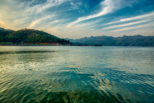 Srinakarin lake in Kanchanaburi province, Thailand