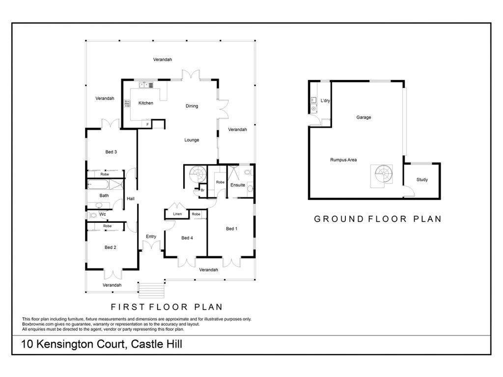 10 Kensington Court, Castle Hill QLD 4810 floorplan