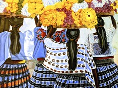 Mexican Flower Girls