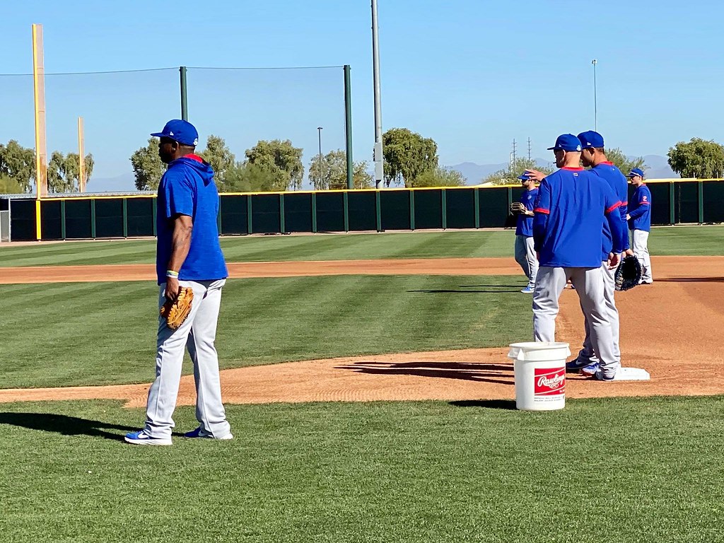 Cubs Baseball Photo of chicago and springtraining and davioross and Anthony Rizzo